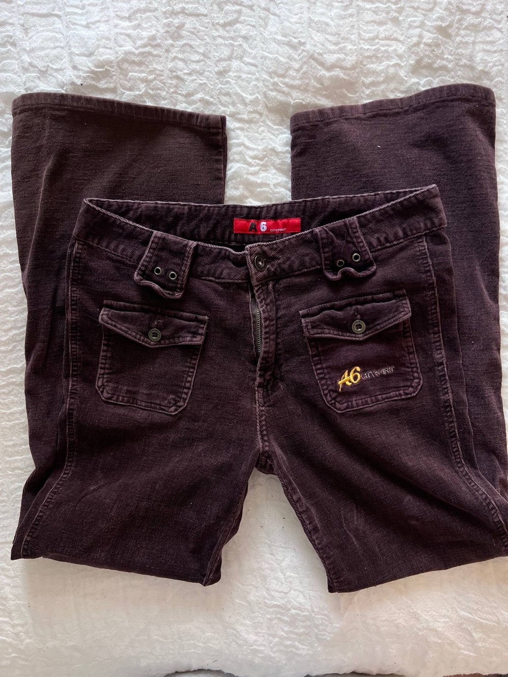 A6 City Spirit City Spirit Boot Cut Jeans Brown